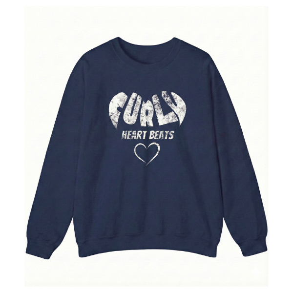 Curly Heart Beats – Kids Curly Hair Graphic Sweatshirt | Curlability